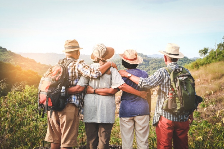 Le gite di gruppo durante la terza età