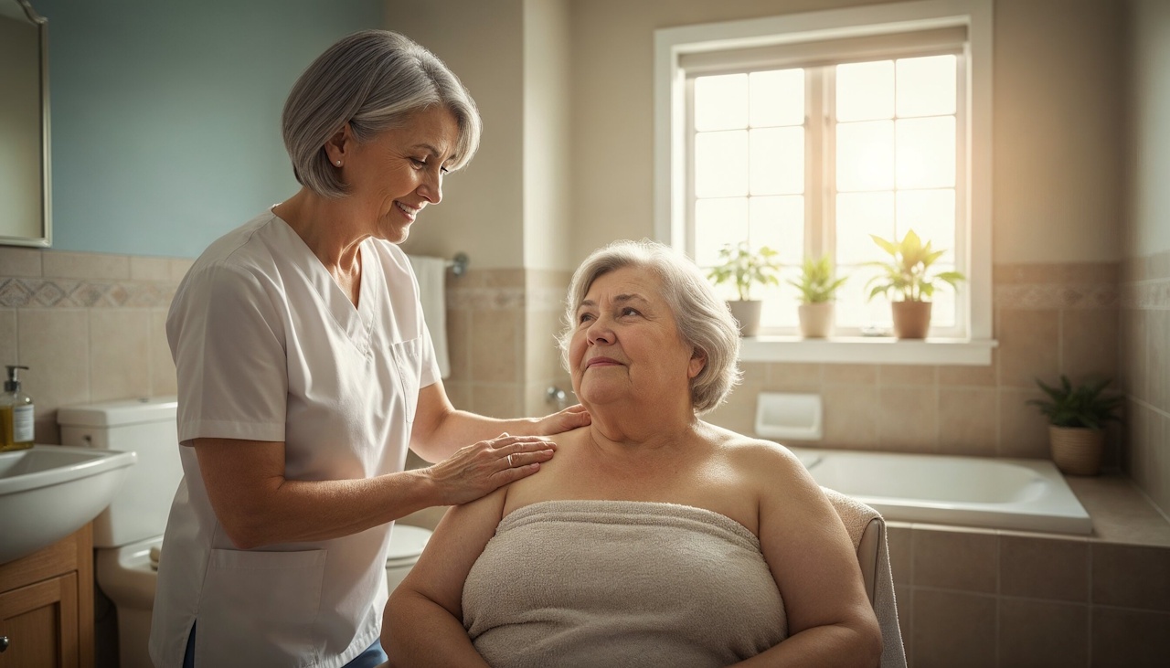 Come fare la doccia ad una persona anziana!