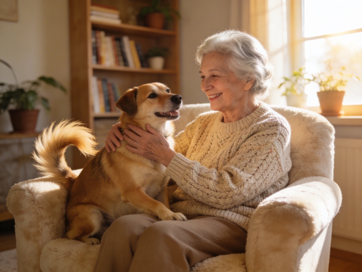 Animali nella vita degli anziani